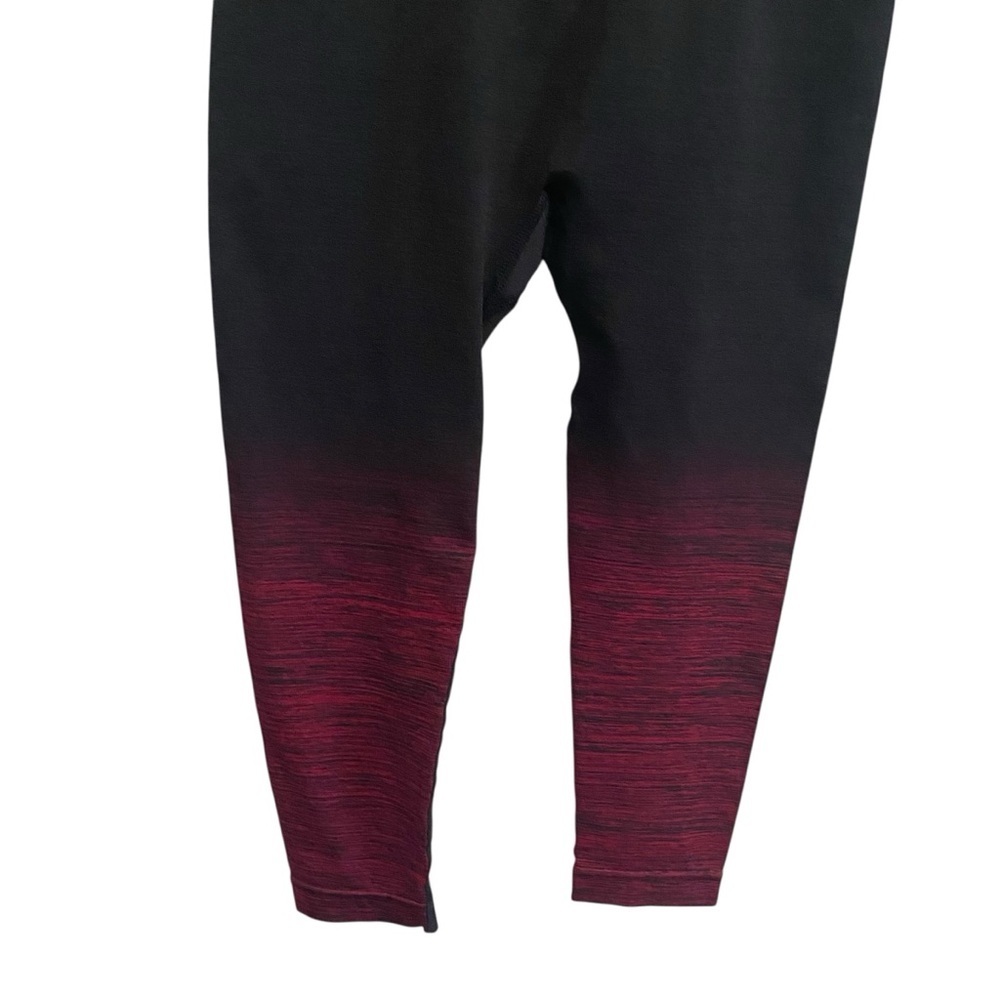 Nwt Electric Yoga Stephanie Bohbot Mid Rise Red And Black Ombre Capri Size Xs/S — image 2 of 6